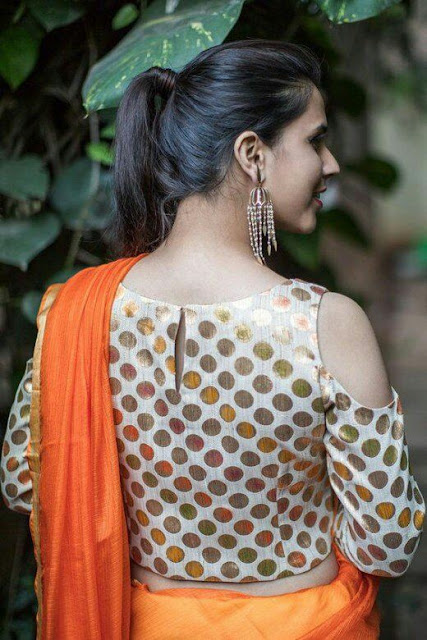 Shoulder cut deals blouse ki cutting